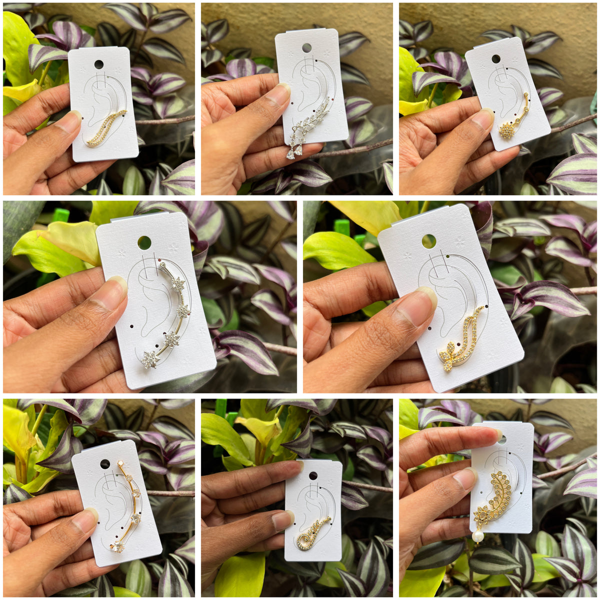 Clip on earrings