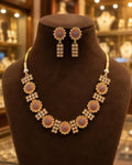 Floral Kundan Choker Necklace Set