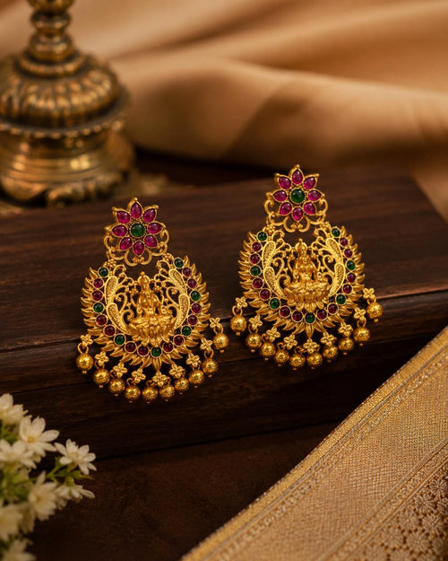 Antique Lakshmi Temple Earrings