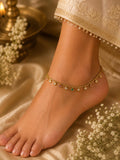 Multi-Stone Crystal Anklet