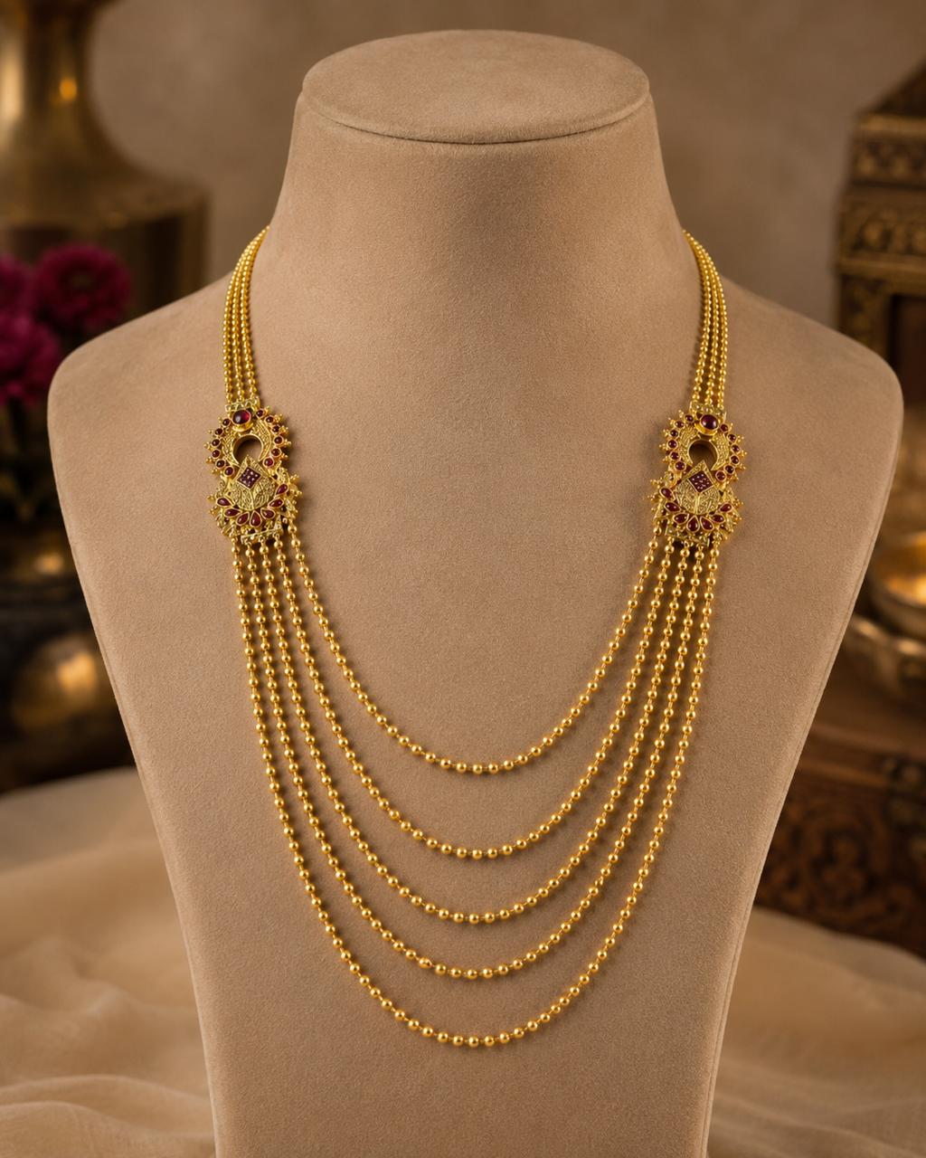 Antique Multi-Layer Beaded Haram