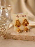 Temple Lakshmi Jhumka Earrings