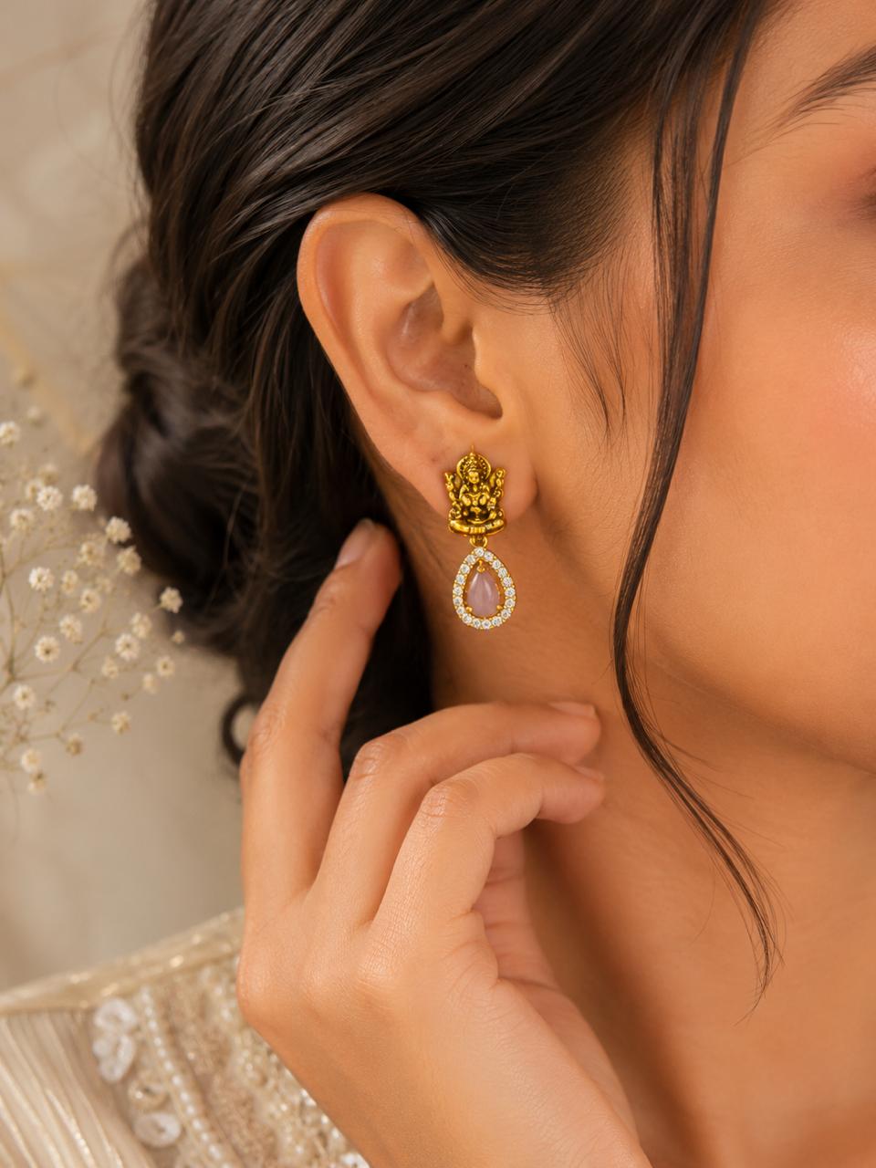 Lakshmi Teardrop Earrings